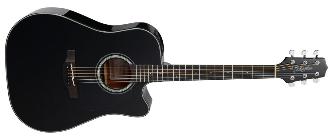 Takamine GD30CE-BLK vestlig gitar (svart)