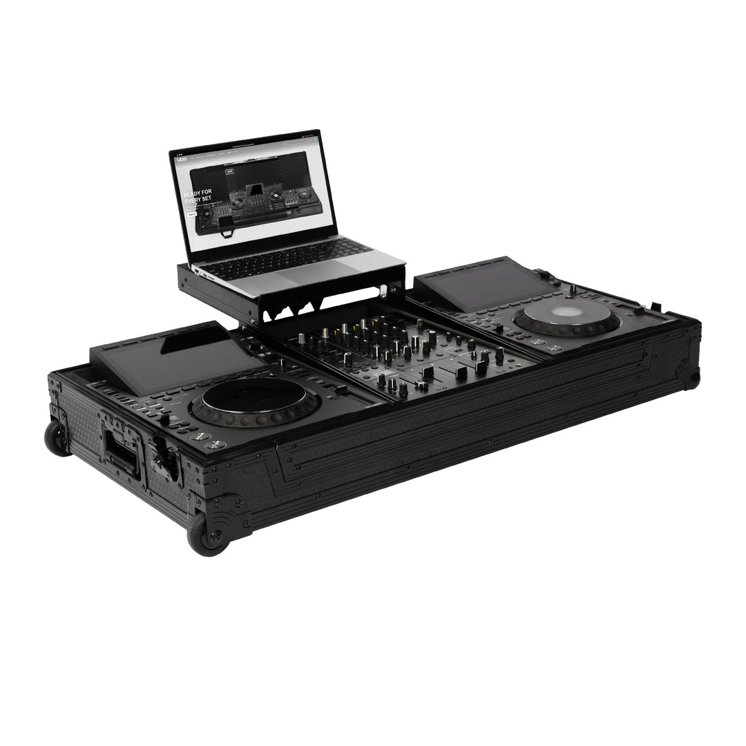 UDG Ultimate Flight Case Set AlphaTheta CDJ-3000X/DJM-V5 svart