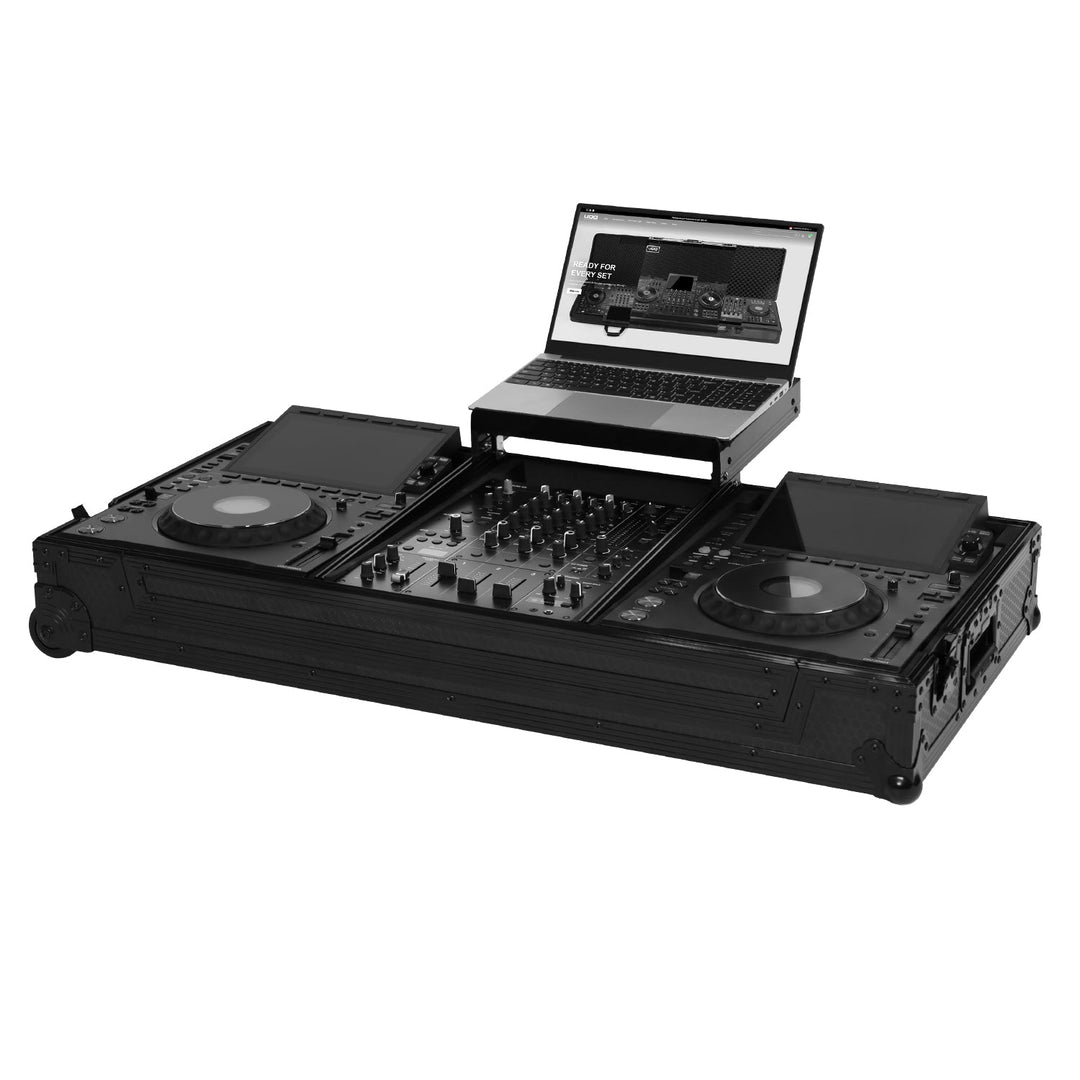 UDG Ultimate Flight Case Set AlphaTheta CDJ-3000X/DJM-V5 svart