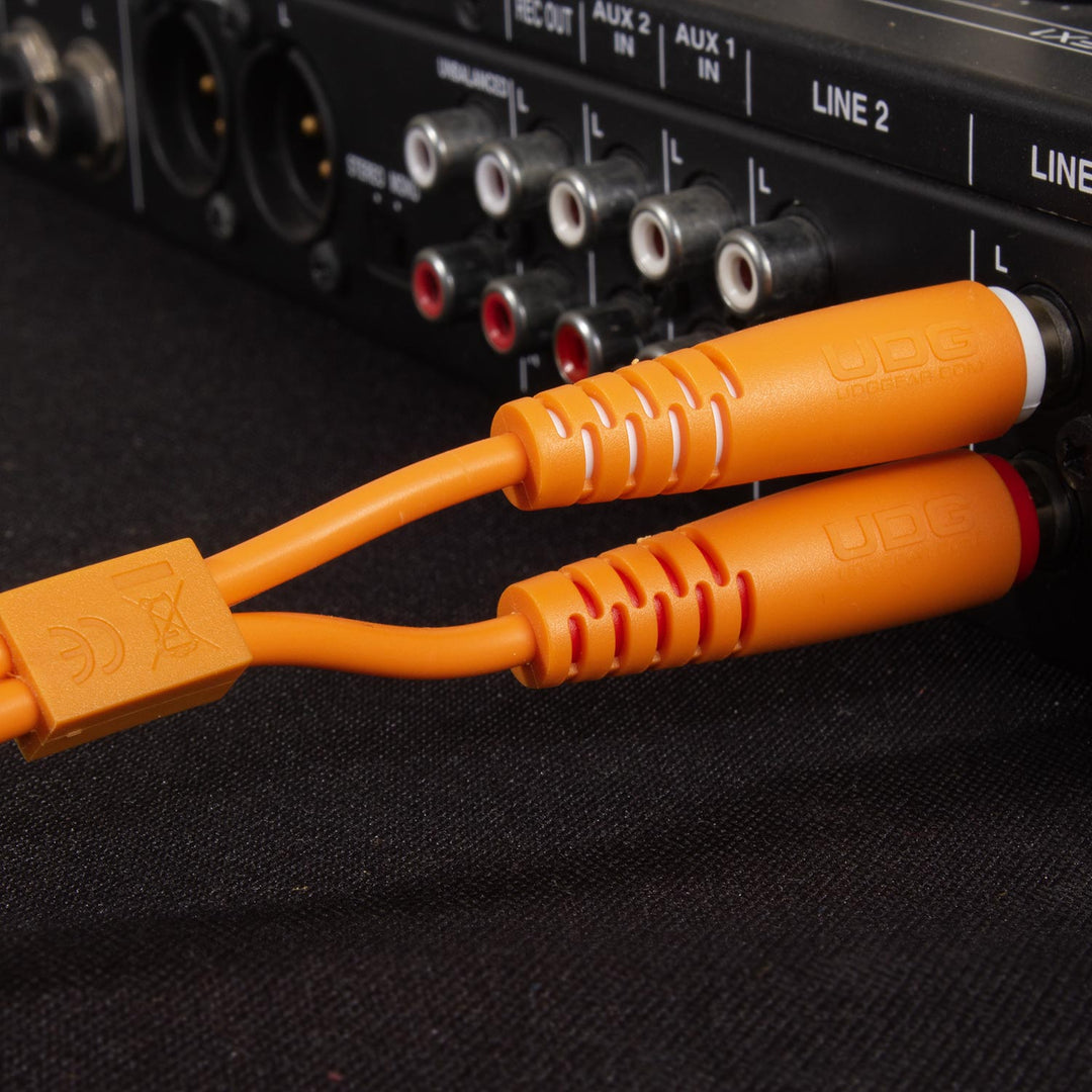 UDG Ultimate Audio-kabelsett RCA - RCA Oransje Rett 3m