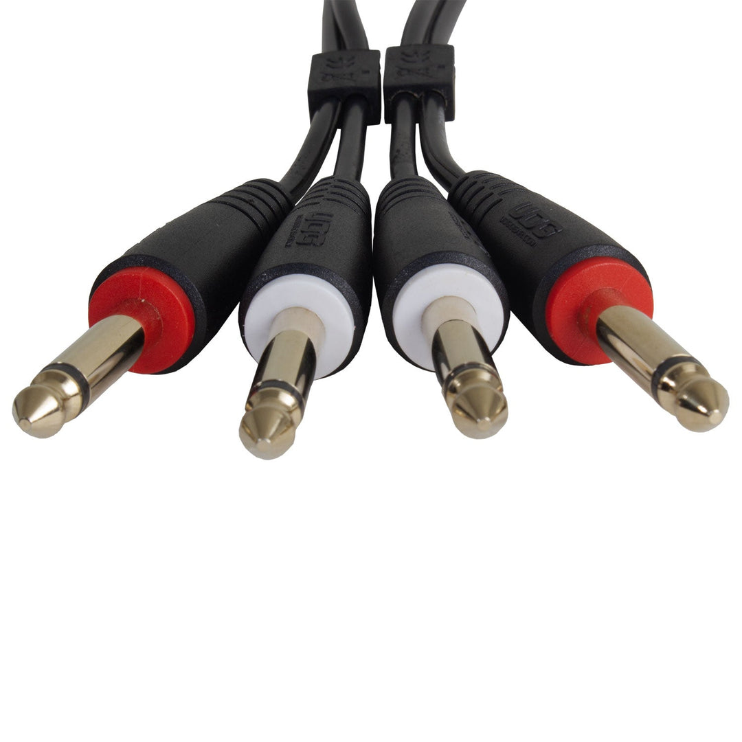 UDG Ultimate Audio Cable Set 1/4'' Jack-1/4'' Jack svart rett 3m