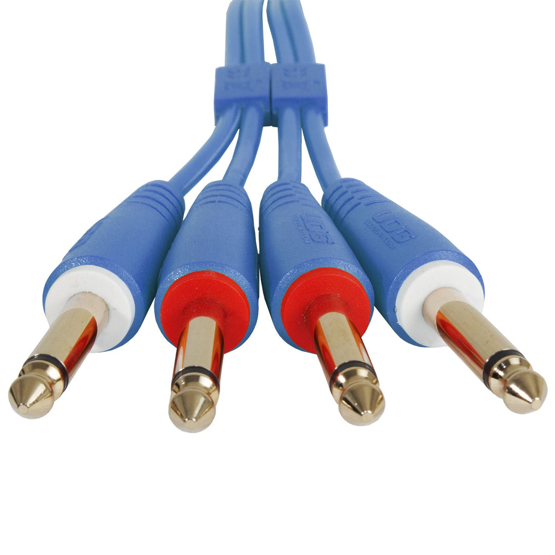 UDG Ultimate Audio Cable Set 1/4'' Jack-1/4'' Jack blå rett 3m