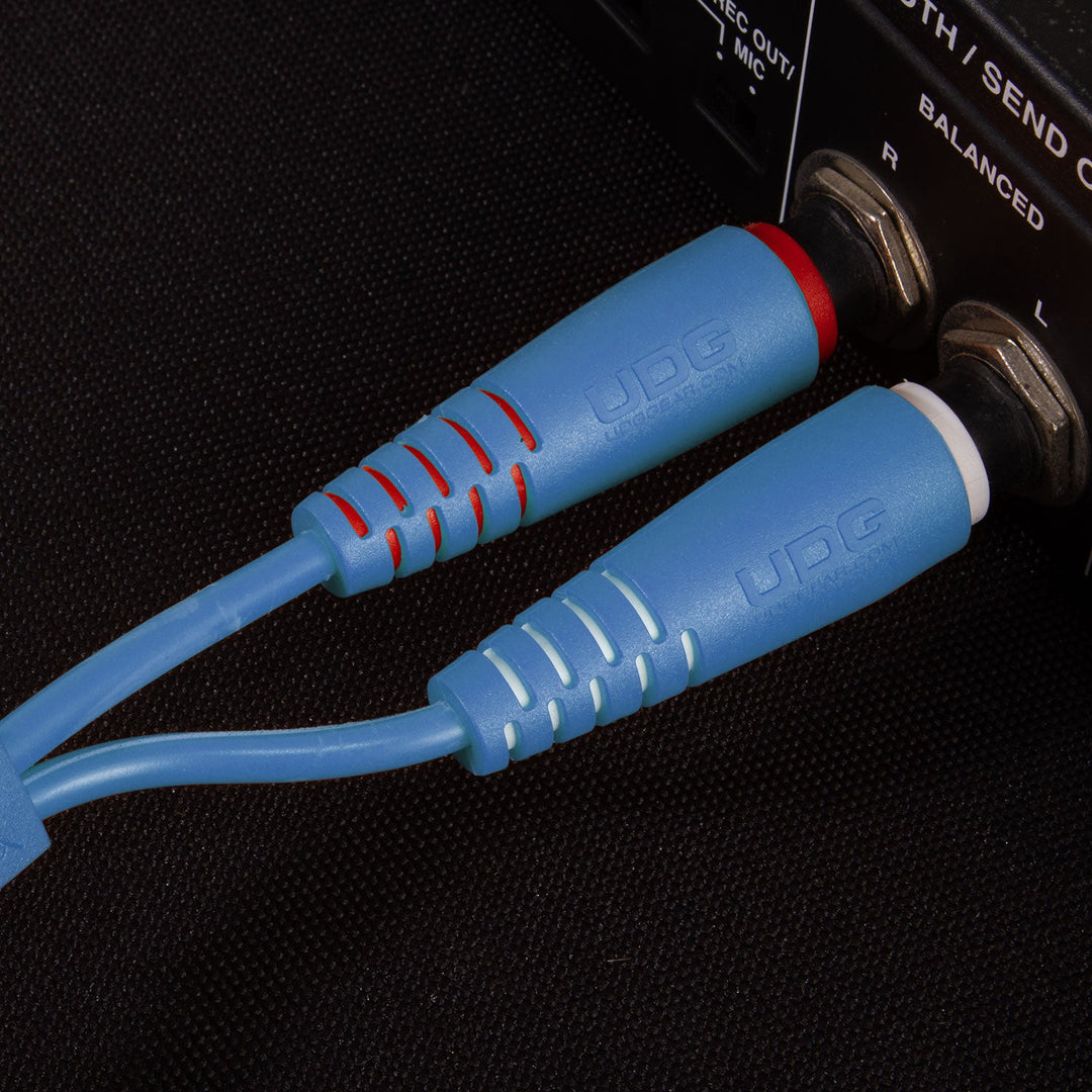 UDG Ultimate Audio Cable Set 1/4'' Jack-1/4'' Jack blå rett 3m
