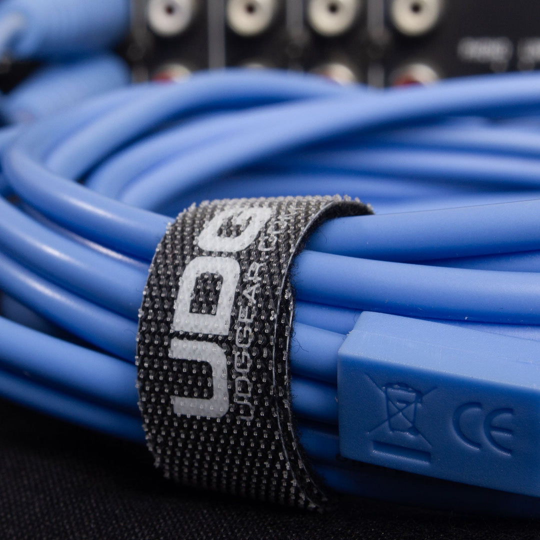 UDG Ultimate Audio Cable Set 1/4'' Jack-1/4'' Jack blå rett 3m