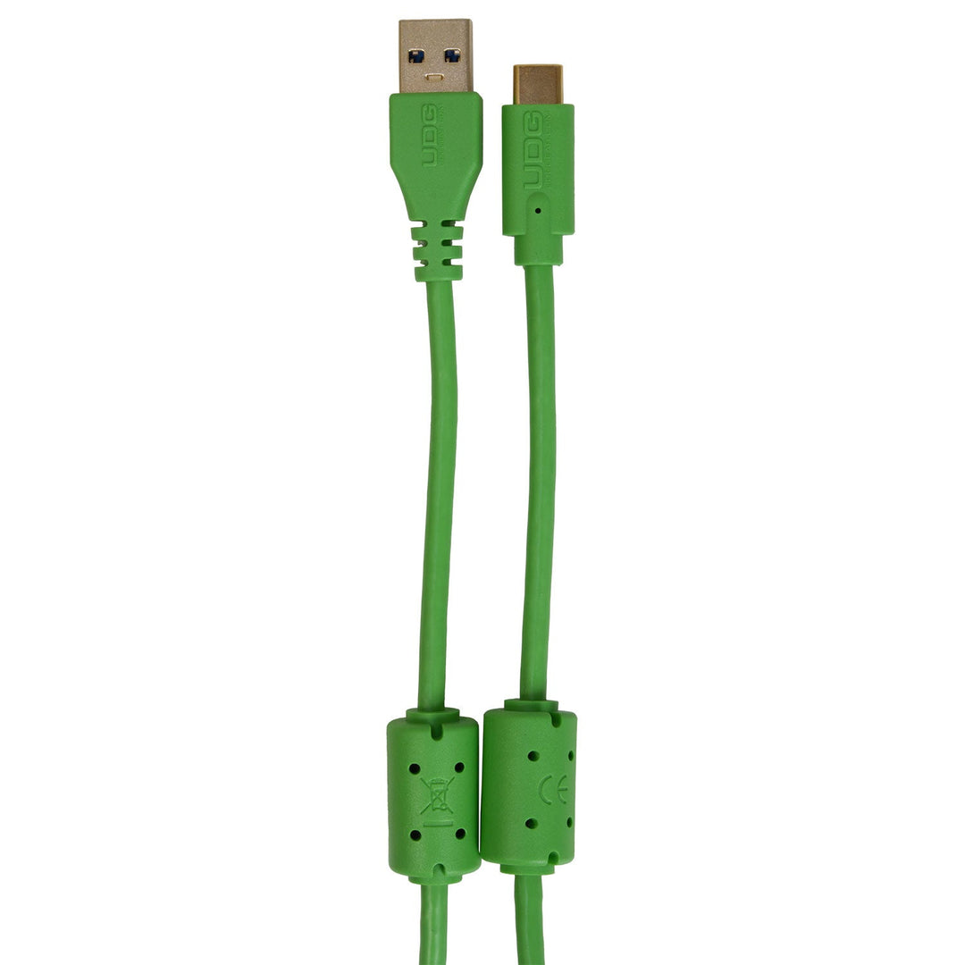 UDG Ultimate Cable USB 3.2 C-A Grønn Rett 1,5m
