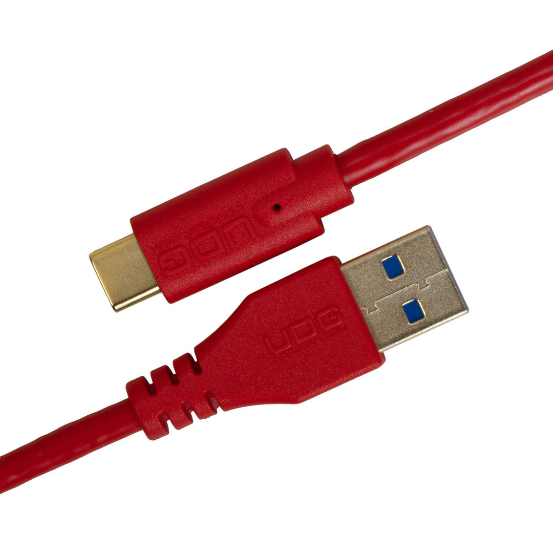UDG Ultimate Cable USB 3.2 C-A Rød Rett 1,5m