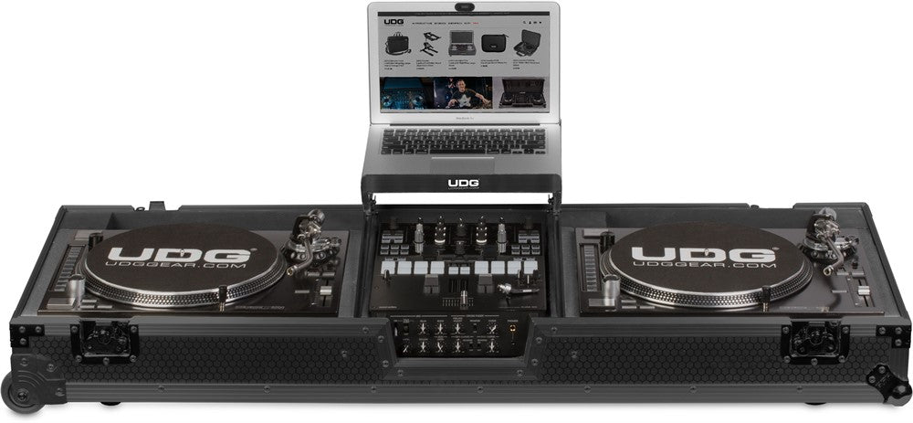 UDG Ultimate flightkoffert Set PLX9/SL1200 svart MK2 Plus (L&W)