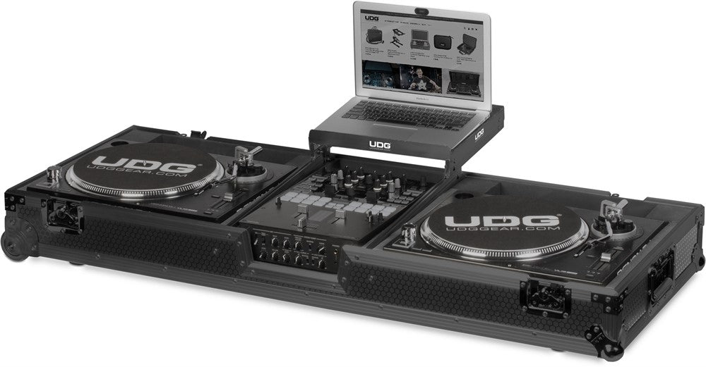 UDG Ultimate flightkoffert Set PLX9/SL1200 svart MK2 Plus (L&W)