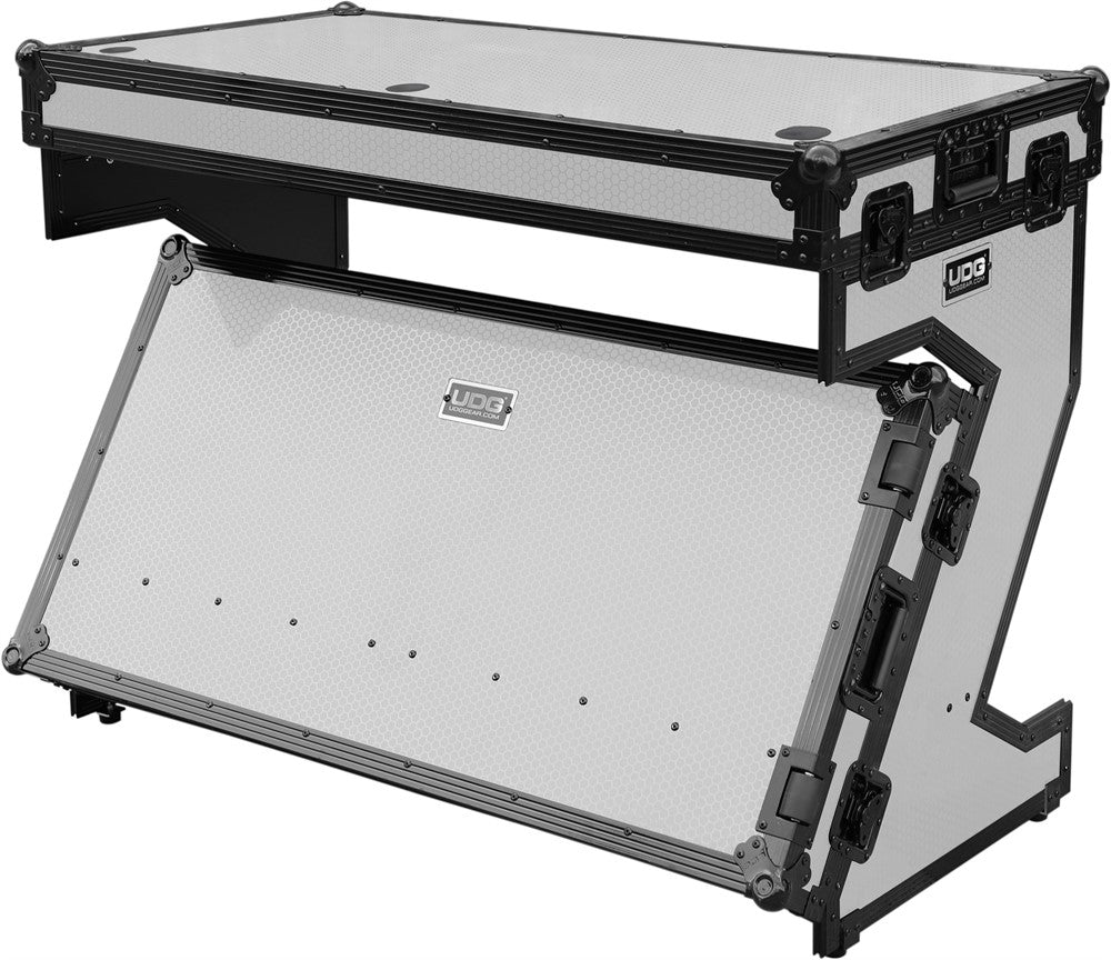 UDG Ultimate flightkoffert Portable Z-Style DJ Table hvit Plus (hjul)