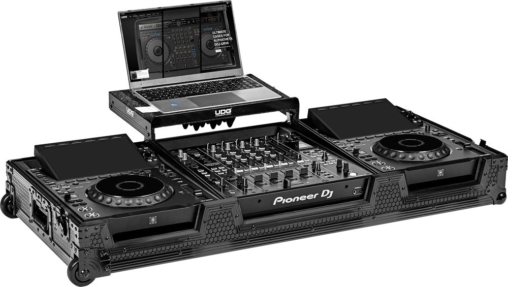 UDG Ultimate flightkoffert Set AlphaTheta CDJ-3000X/DJM-A9 svart Plus (L&W)