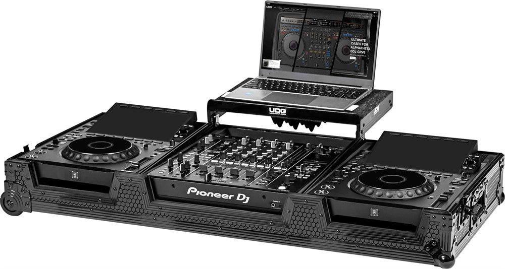 UDG Ultimate flightkoffert Set AlphaTheta CDJ-3000X/DJM-A9 svart Plus (L&W)