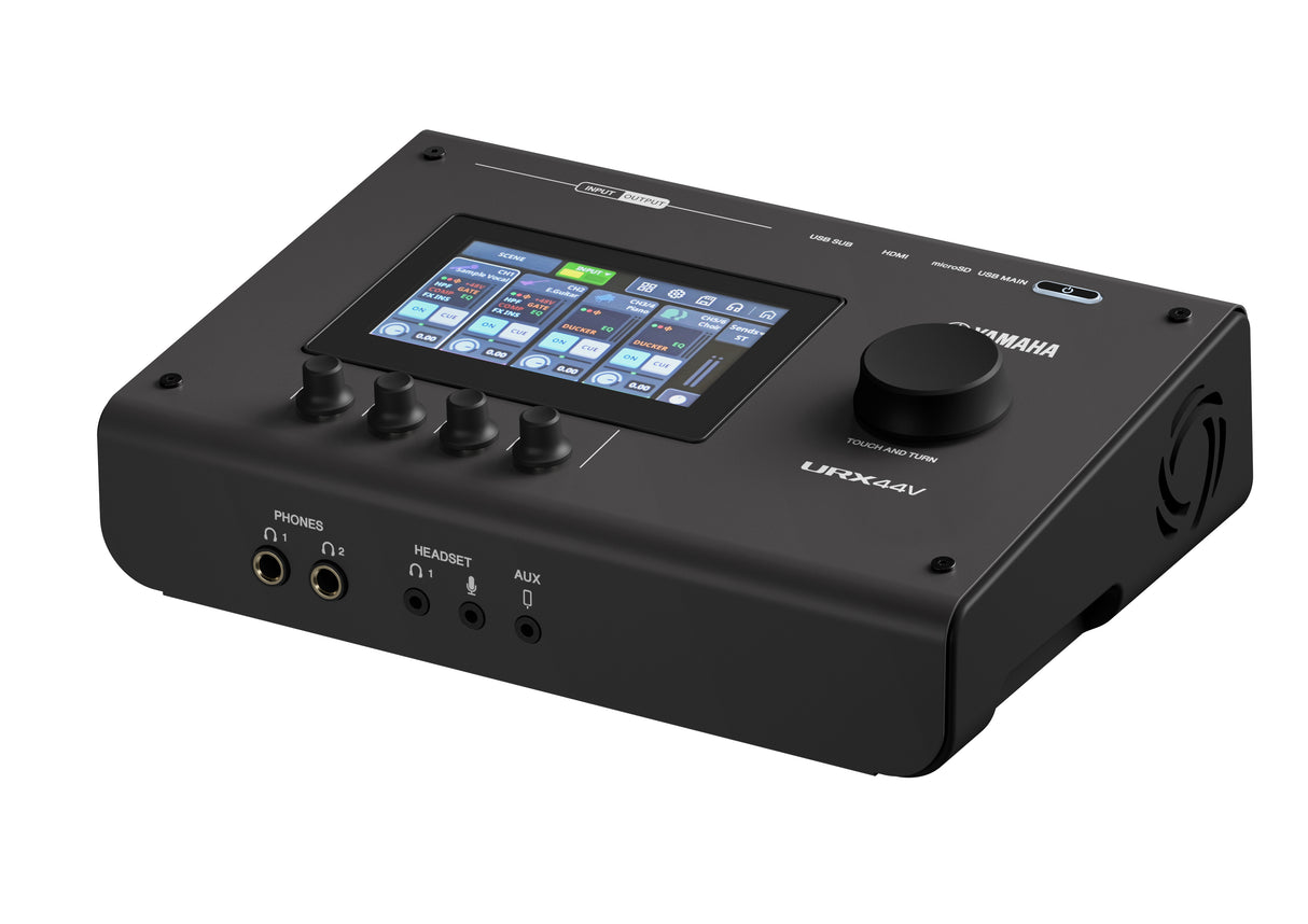 Yamaha URX44V USB-C audio/video-interface (Svart) - Videoversjon