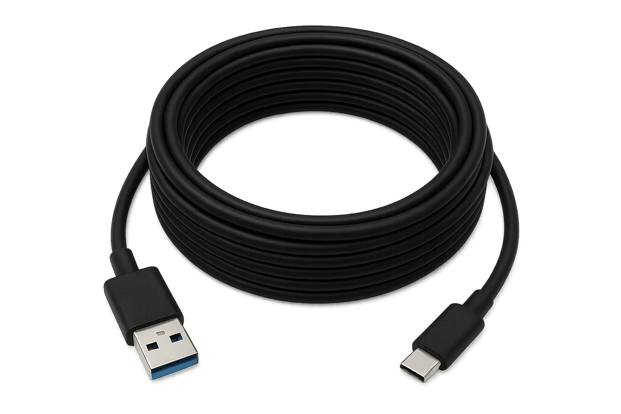 Perfex USB-A til USB-C (1,8m)