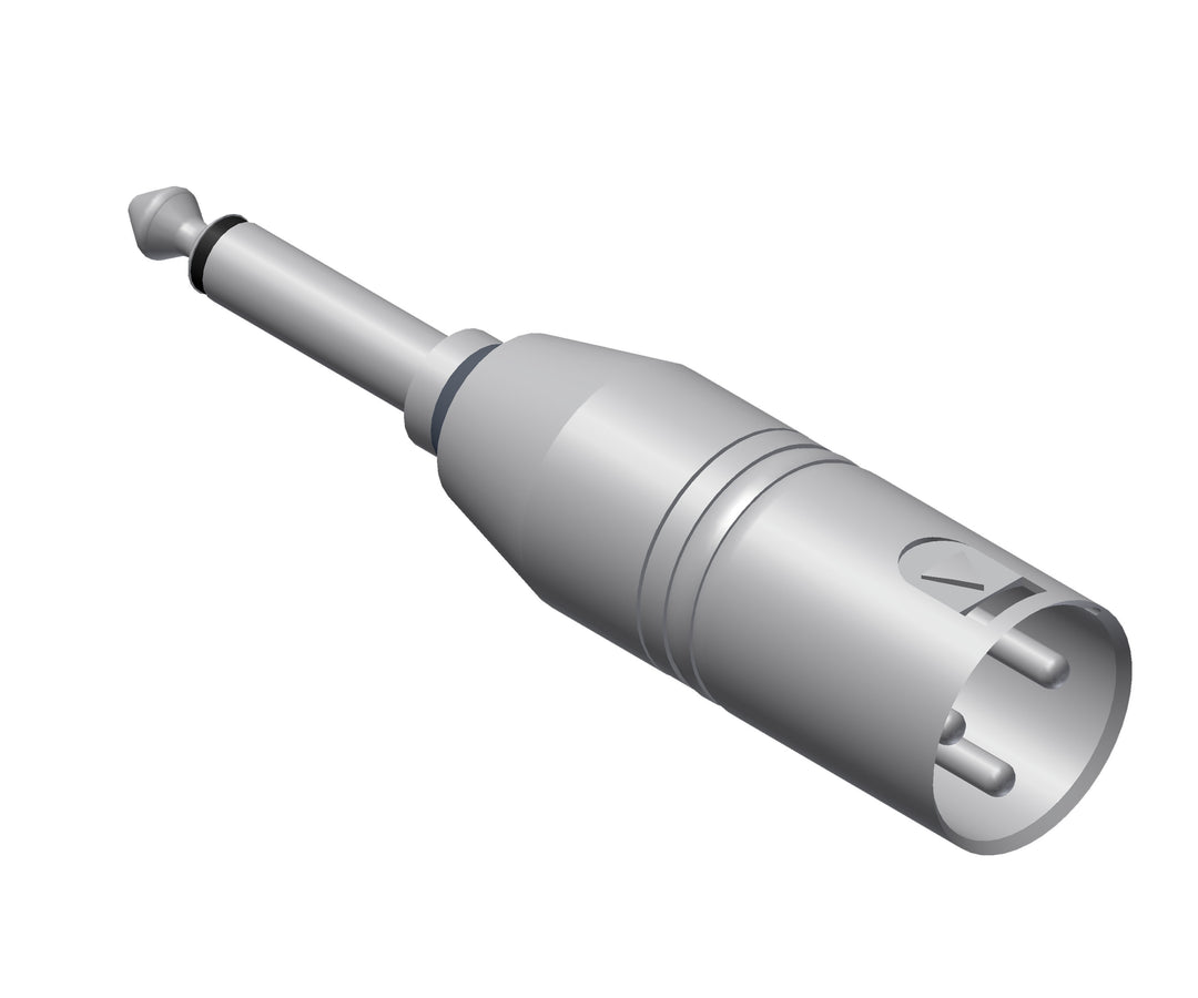 Adapter XLR hann > Jack mono hann