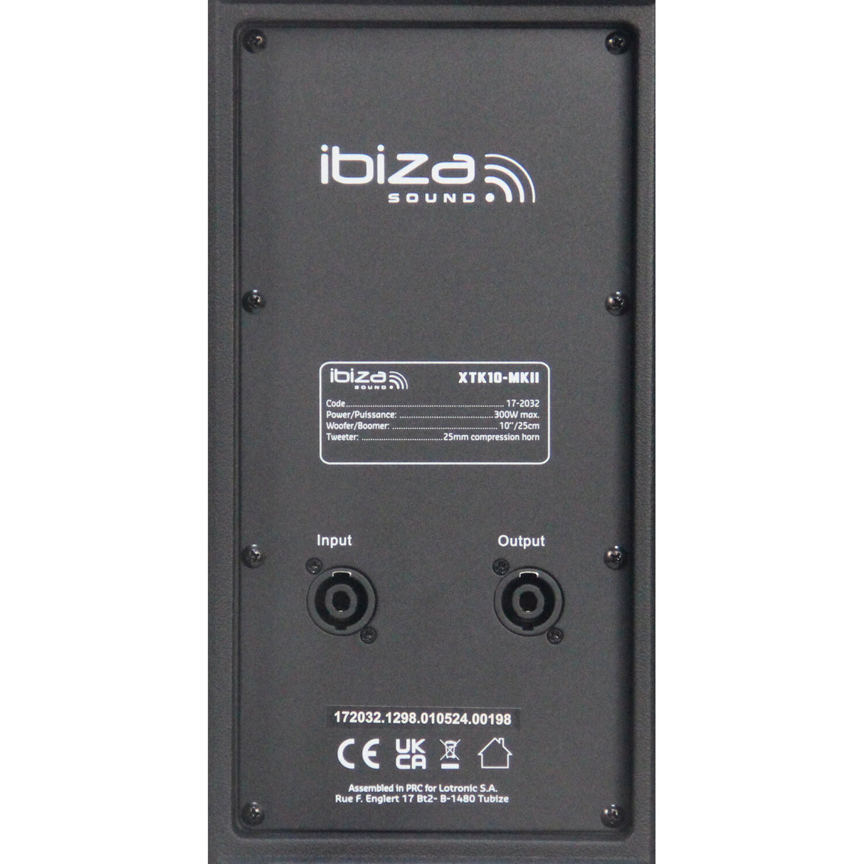 Ibiza XTK 10" passiv PA-høyttaler