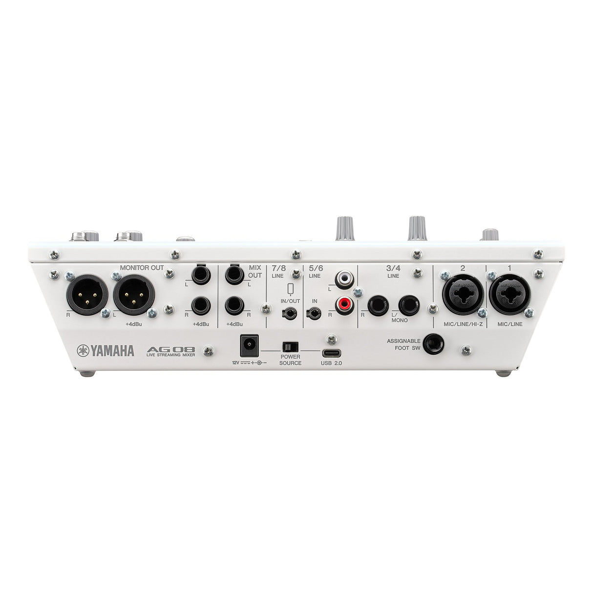 Yamaha AG08 - Live Streaming Mixer (Hvit)