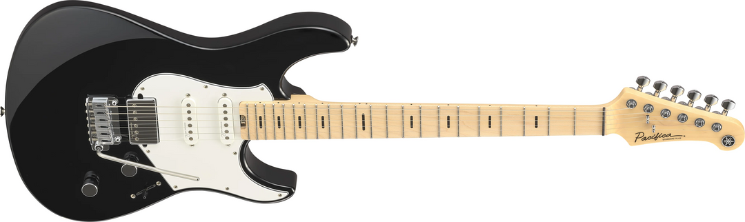 Yamaha Pacifica Standard Plus PACS12M elektrisk gitar (lønn, svart)