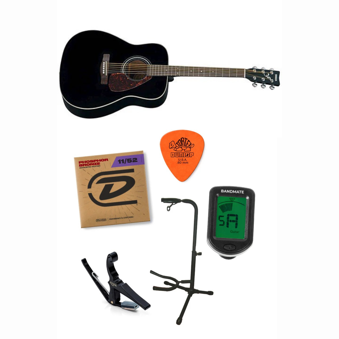 Yamaha F370 Western gitar (svart)