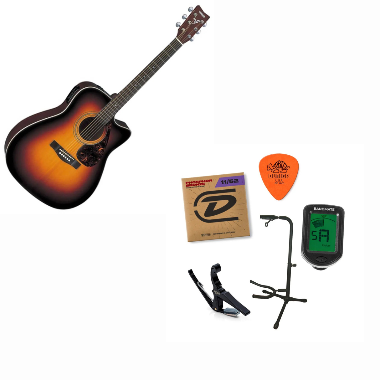 Yamaha FX370C Western Gitar ( Tobacco Brown Sunburst )