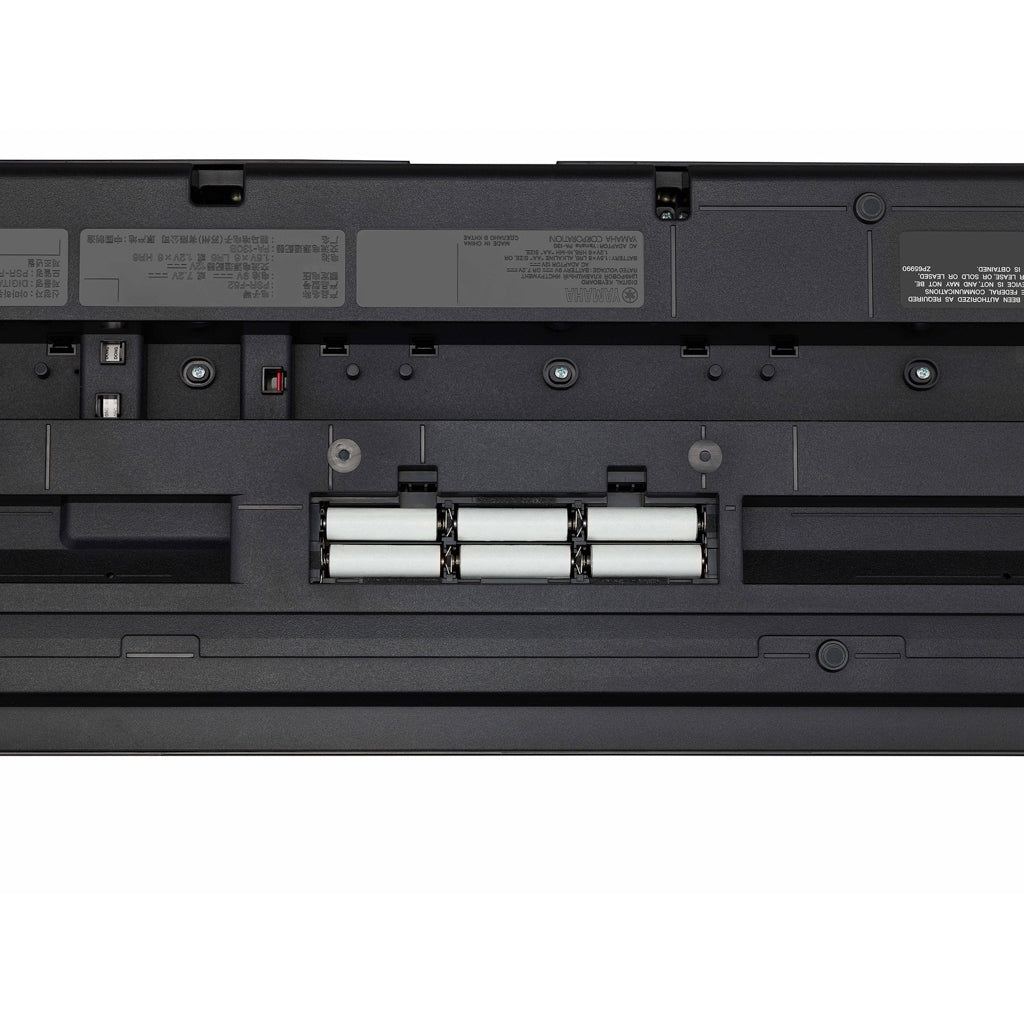 Yamaha PSR-F52 Keyboard (Sort) Pakke