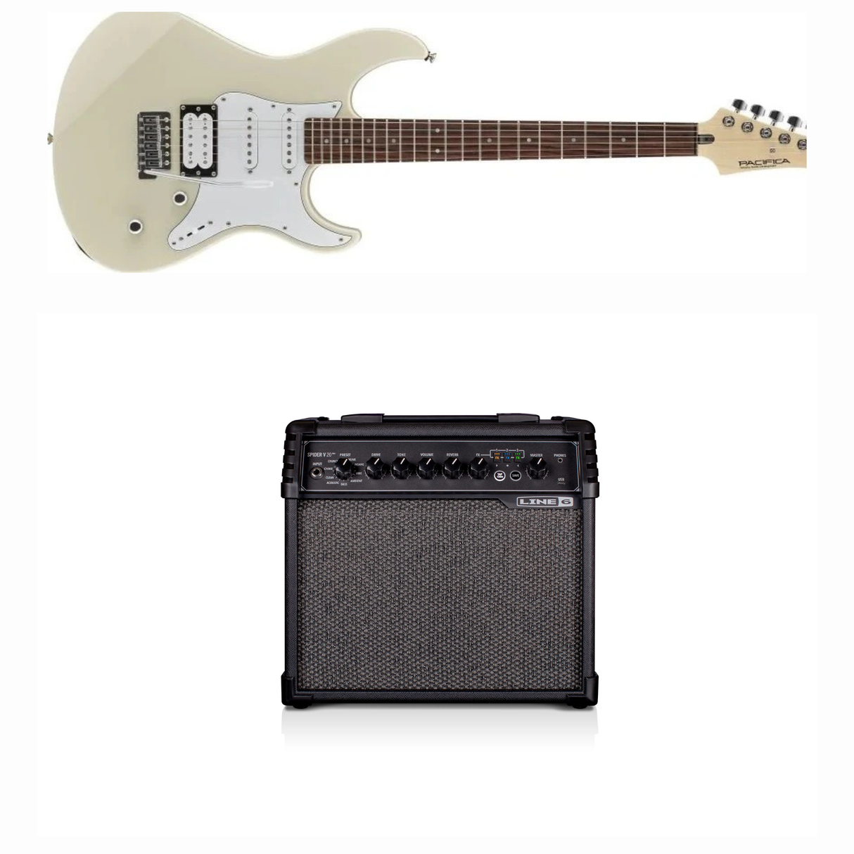 Yamaha Pacifica elektrisk gitar GPA112V ( Vintage White )