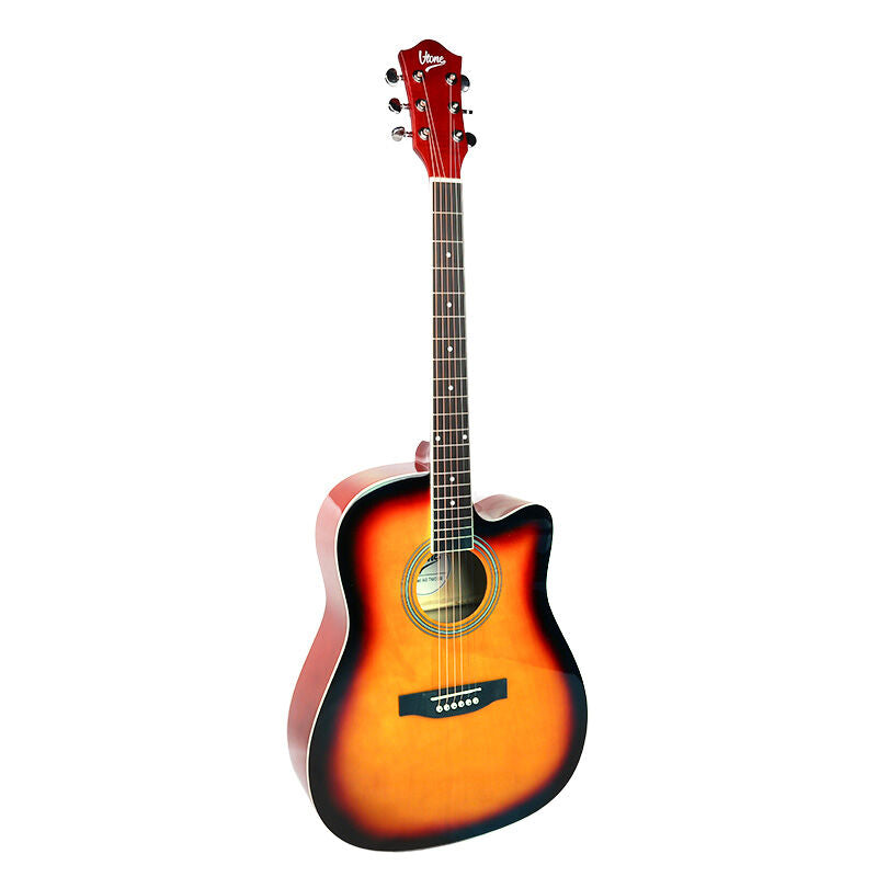V-TONE AG TWO SB akustisk Gitarer nybegynnersett, Sunburst