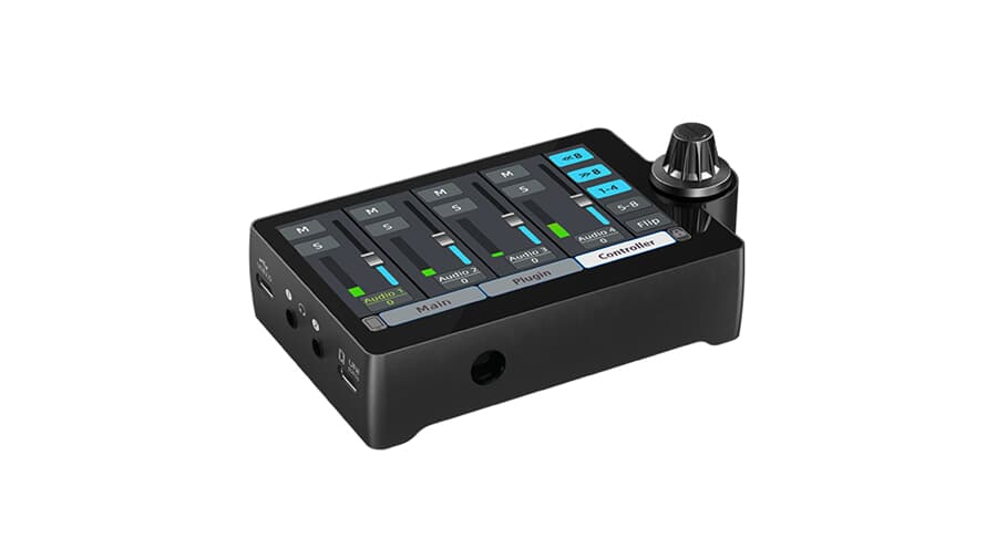 iCon aio2 USB-lydkort og kontroller, 2 inn og 2 ut
