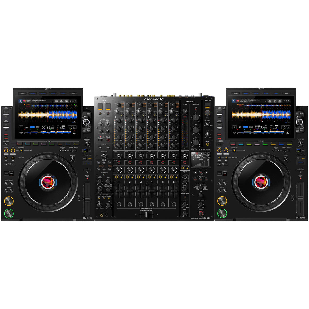 AlphaTheta DJM-V10 + CDJ-3000X Bundle