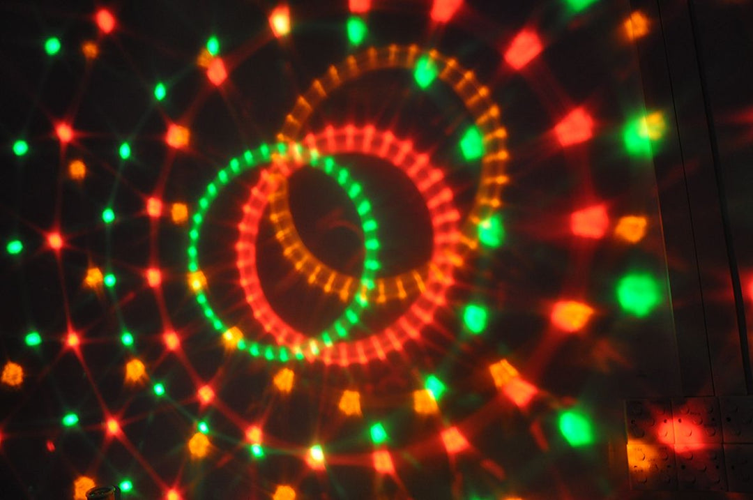 Ibiza Astro-Bat RGBA LED diskolys