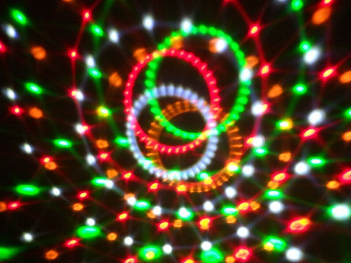 Ibiza Astro-Bat RGBA LED-lyseffekt