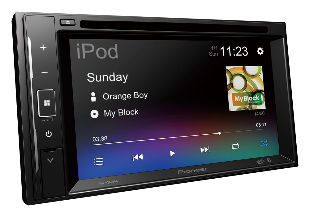 Pioneer AVH-A240DAB Bilstereo CD/DAB+/ Bluetooth og berøringsskjerm