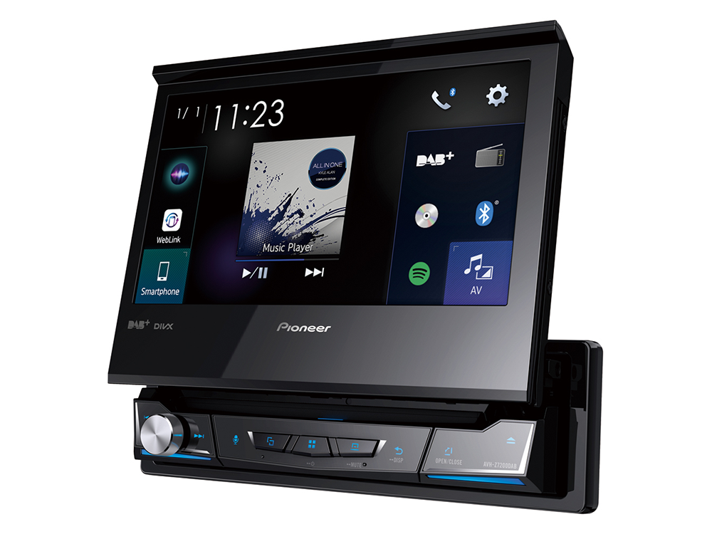 Pioneer AVH-Z7200DAB Apple CarPlay , Bluetooth og USB