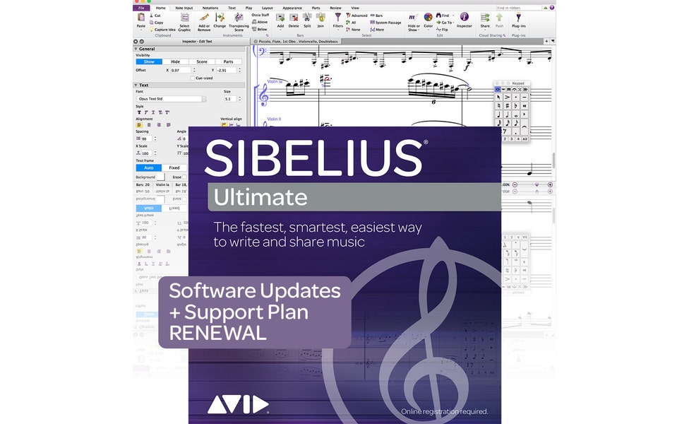 Sibelius Ultimate-abonnement FORNYELSE