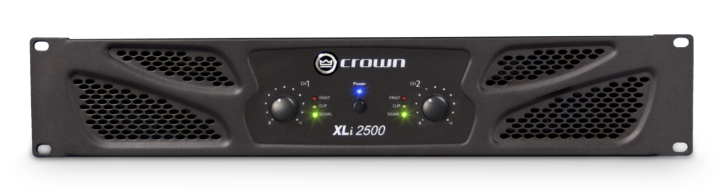 Crown XLi2500 effektforsterker (2x500W, 8 Ohm)