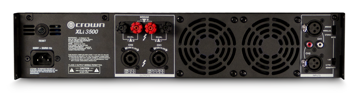 Crown XLi3500 effektforsterker (2x1000W, 8 Ohm)
