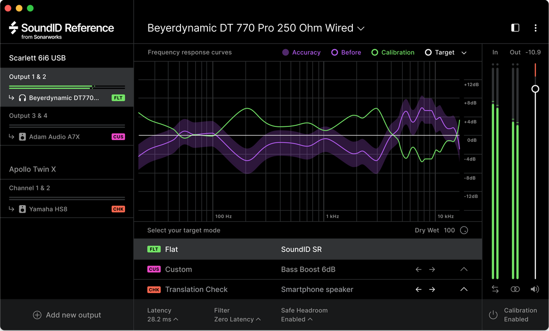 SoundID Reference Virtuell monitorering