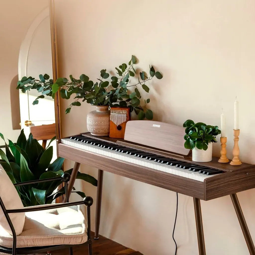 Donner DDP-80 el-piano, valnøtt