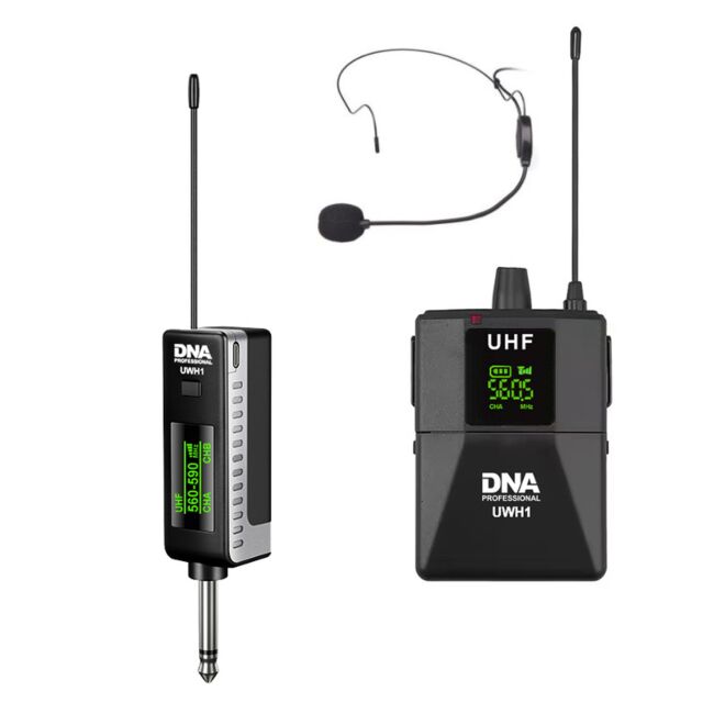 DNA UWH 1 Trådløst Headset Mikrofoner System med Bodypack