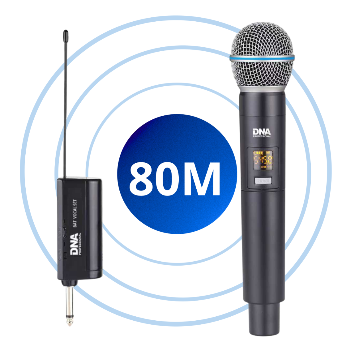 Atomic P70B - Batterihøyttaler/mikrofon XL-bundle