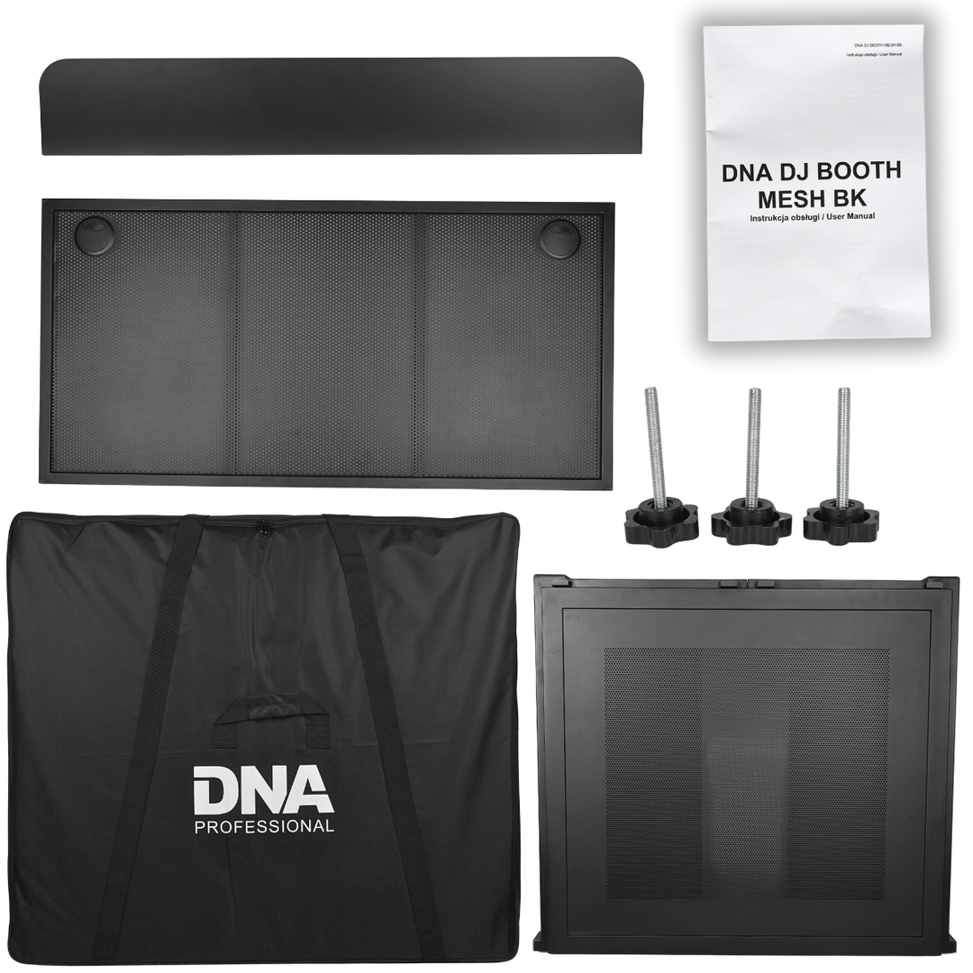 DNA DJ BOOTH MESH BK DJ-stativ, svart