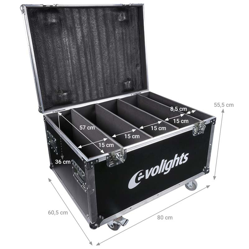 EVOLIGHTS 60x10W RGBW LED-veggbelysningskabinett 4-i-1