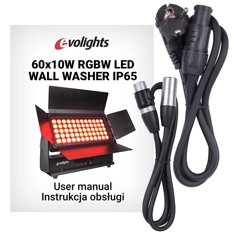 Evolights 60x10W RGBW LED IP65