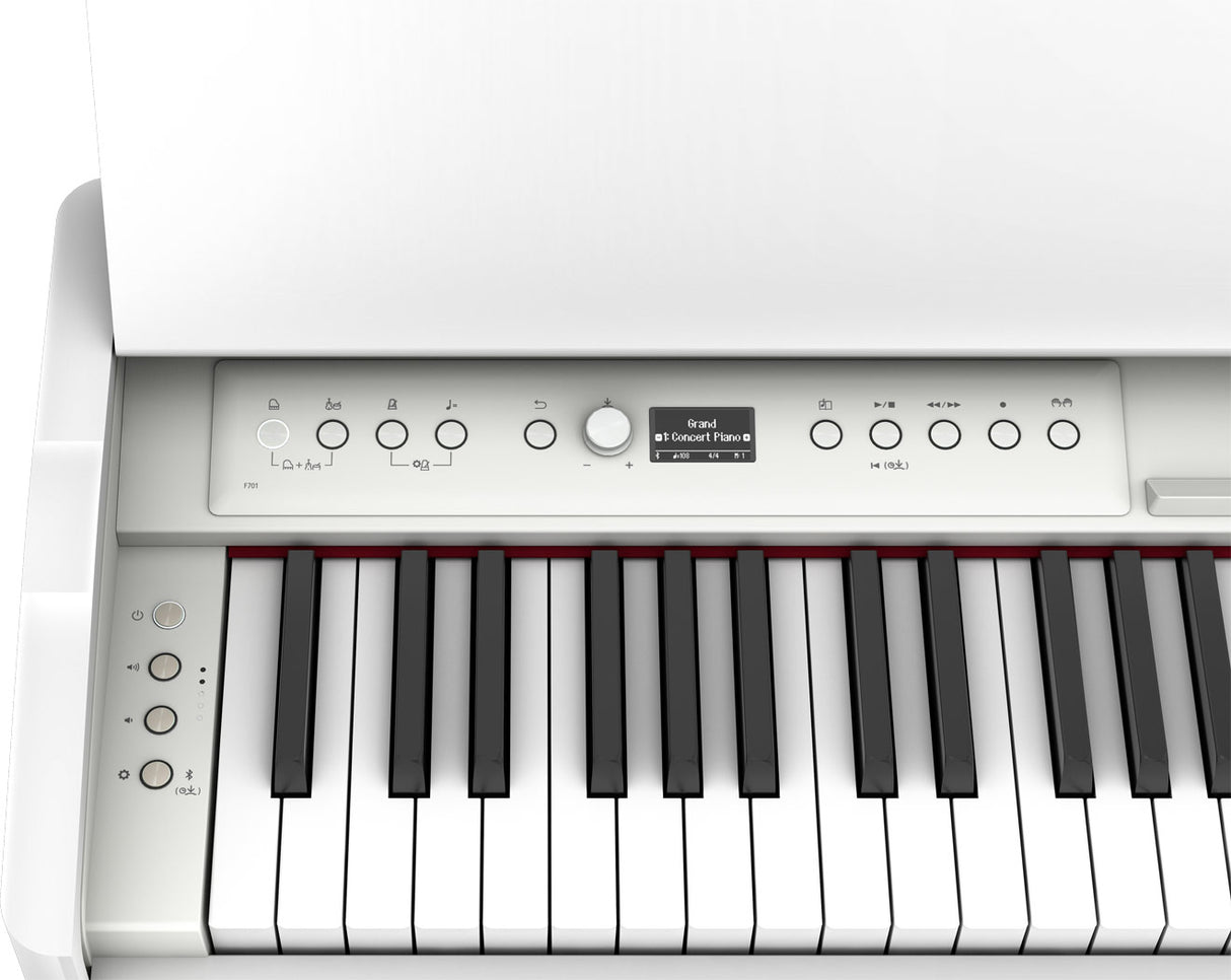 Roland F701 digitalpiano (hvit)