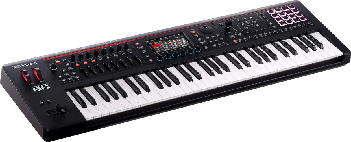 Roland Fantom-06 61 Synthesizer (svart)