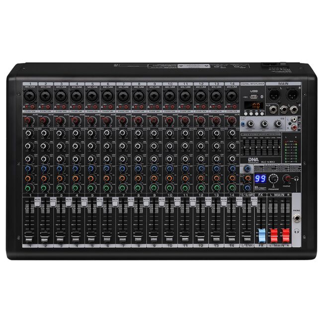DNA HLC 14 MK2 analog lydmikser 14 kanaler