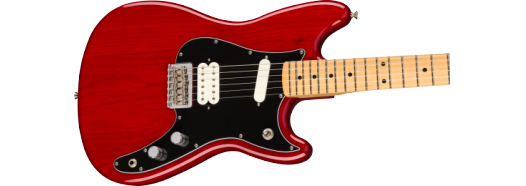 Fender Player Duo-Sonic elektrisk gitar (Crimson Red Transparent )