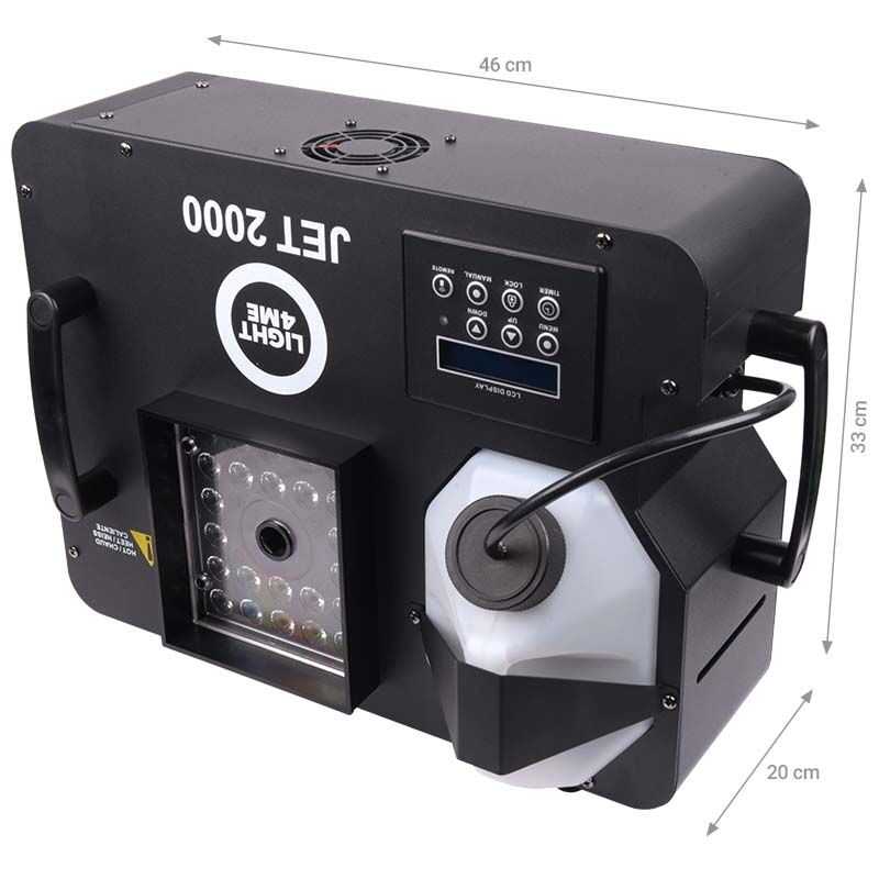 Light4 Me JET 2000 vertikal røkmaskin