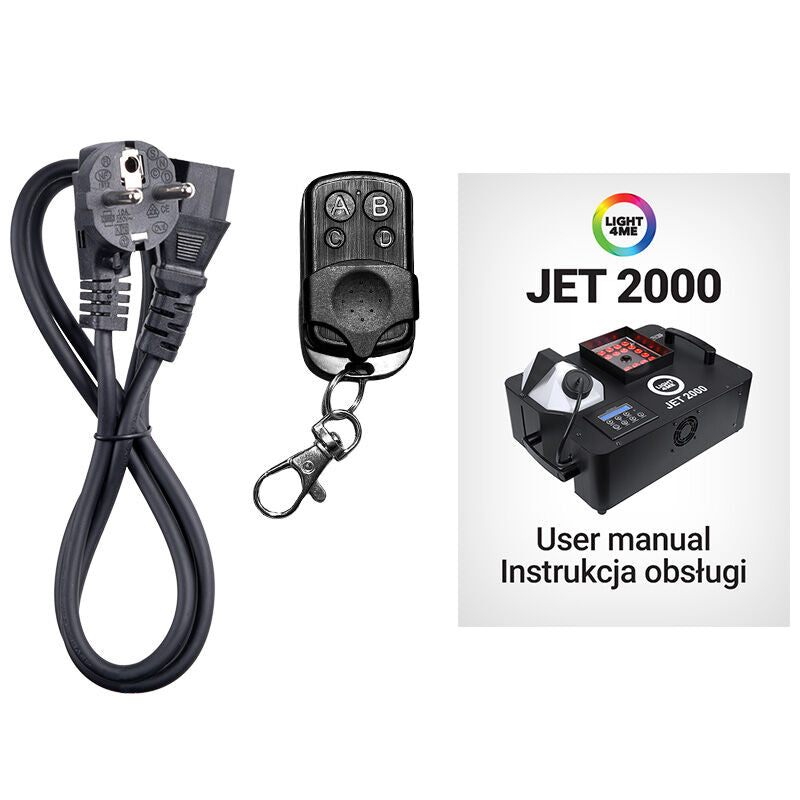 Light4 Me JET 2000 vertikal røkmaskin