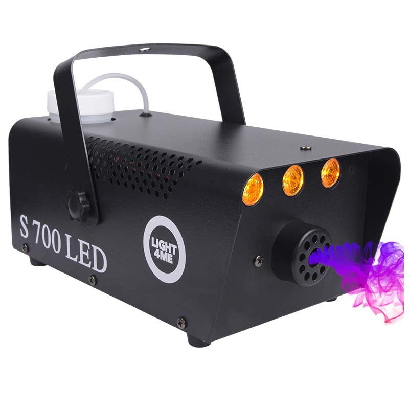 LIGHT4ME S 700W LED røykmaskin effektgenerator fjernkontroll