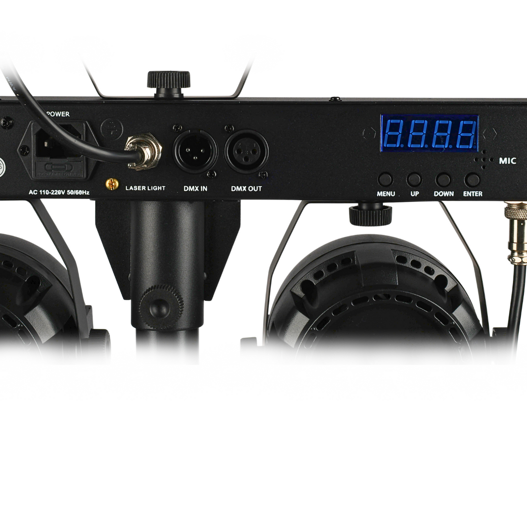Light4Me T-Bar LED Par Derby Laser MultiBar